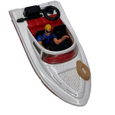 Matchbox 2000 Boat Deep Sea Patrol Man 6" Friction Toy Vintage VIDEO Rolls - Image 1 of 4