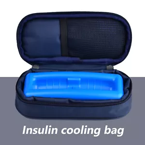 Insulin Case Pouch Cooler Travel Diabetic Pocket Medical Cool Protector Pill Bag - Picture 1 of 15