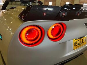 For 2005-2013 Corvette C6 Infirai LED Tail Lights Euro and USA Sequential Smoke