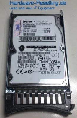 IBM 300GB 10k 2.5 " 6G SAS HUC109030CSS60 90Y8878 90Y8877 90Y8881 0B26015 - Immagine 1 di 2