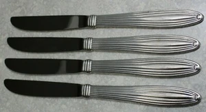 Reed & Barton Stainless JUBILEE Set of 4 Solid Handle DINNER KNIVES - Picture 1 of 3