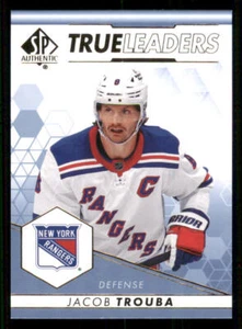 2022-23 SP Authentic True Leaders Blue #TL15 Jacob Trouba - Picture 1 of 2