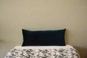Cotton Velvet Lumbar Pillow Cover | Long Throw Cushion Cover | Soft Velvet - Picture 1 of 12