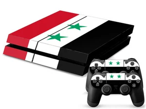 Sony PS4 PLAYSTATION 4 Skin Design Sticker Screen Protector Set - Syria Motif - Picture 1 of 2