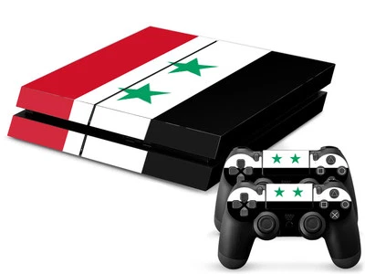 Sony PS4 PLAYSTATION 4 Skin Design Sticker Screen Protector Set - Syria Motif - Image 1 of 2