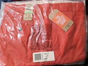NUEVOS PANTALONES CORTOS DOCKERS para hombre talla 34 The Perfect Short rojo - Imagen 1 de 5