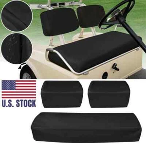 Golf Cart Front Rear Seat Covers for Yamaha G9 G16 G19 G22,Club Car DS Pre-2000 - Picture 1 of 12