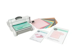 Sizzix BigShotPlus StarterKit - Exklusive Stanz- & Prägeordner, weiß & grau 9 Zoll, 1 Stück kg - Bild 1 von 6