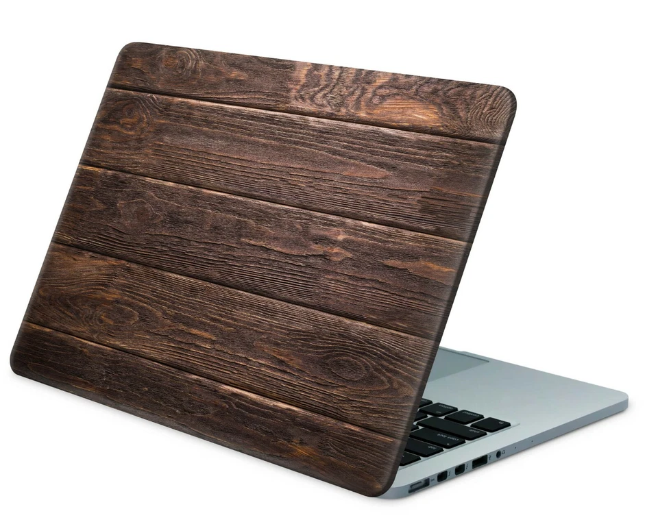 Universal Laptop Skin Notebook Netbook MacBook Aufkleber Sticker Brown Wood - Bild 1 von 1