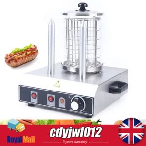 Máquina calentadora comercial para perros calientes/rodillo para perros calientes y calentador de bollos restaurante 220 V - Imagen 1 de 4