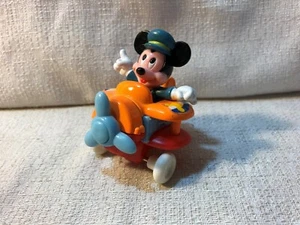 Walt Disney World Mickey Mouse Policeman ARCO Die Cast Metal Toy Plane Car - Picture 1 of 3