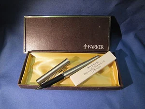 PARKER PENNA STILOGRAFICA ACCIAIO SATINATO NUOVA (23) - Imagen 1 de 1
