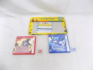 Like New Nintendo 3DS Pokemon Omega Ruby and Alpha Sapphire Double Pack JPN - Picture 1 of 3