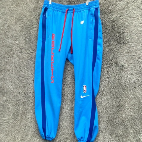 Nike Houston Rockets Joggers Blue Drawstring Showtime Men (33-34”) New with Tag Cover