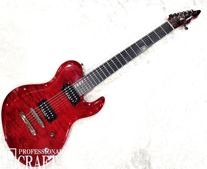 EDWARDS E-DR-II-7ST DIR EN GREY Die Model Red Electric Guitar From Japan - Picture 1 of 6