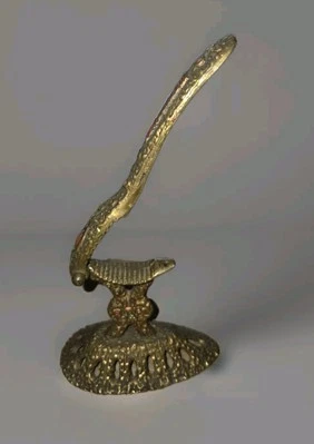 Vintage WAINBERG Israel  NUTCRACKER Jerusalem Tabletop Judaica Brutalist - Image 1 of 4