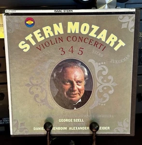 Isaac Stern Mozart Violin Concertos Vol 2 CBS Reel To Reel 7.5 IPS Tested R2R - Picture 1 of 5