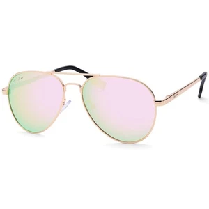 Small Aviator Polarized Sunglasses for Women Men, Petite Aviator Frame for Sm... - Picture 1 of 7