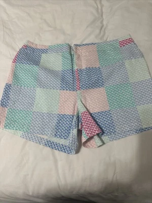 Vineyard Vines X  Target Shorts Women’s Size 16W Patchwork Plaid Whale Cotton - Image 1 of 4