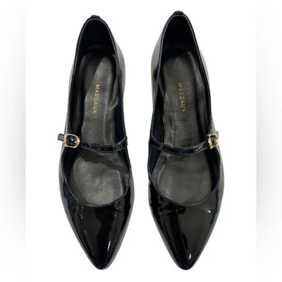 Margaux women's the Mary Jane patent leather Flats 39 M black academia classic - Image 1 of 4
