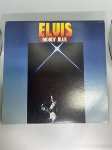 Moody Blue - Blue Vinyl - 1977 - AFL1-2428 [Audio CD] Elvis Presley 1977 - Picture 1 of 8
