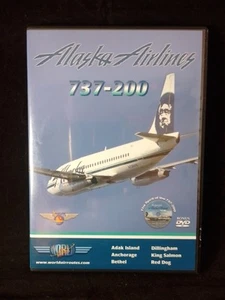Alaska Airlines 737-200 -Double DVD - Just Planes Videos - Free UK Postage - Foto 1 di 3