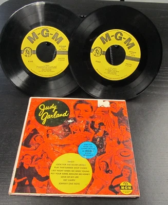 JUDY GARLAND ORIGINAL MGM  EP 45RPM SET OF 2 GATEFOLD / EXCELLENT RECORD / X 268 - Image 1 of 4