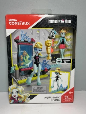 Monster High Mega Construx Lagoona Blue Aqua Diving - New Sealed HTF - Image 1 of 4