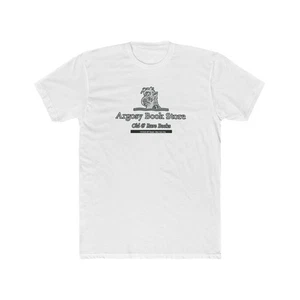 Argosy Books Bookstore New York City Men's Cotton Crew Tee Rare Books - Picture 1 of 13