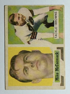 1957 Topps #3 Mike McCormack (GUT) - Bild 1 von 2