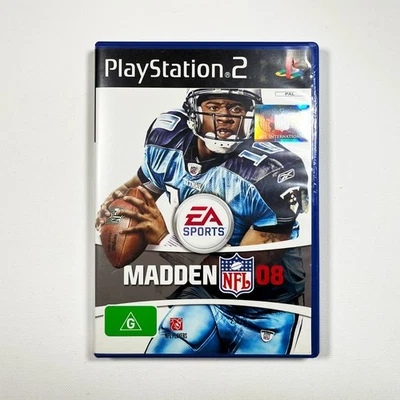 Madden 08 - PlayStation 2 PS2 PAL - Complete w/Manual - Free Postage - image 1 of 4