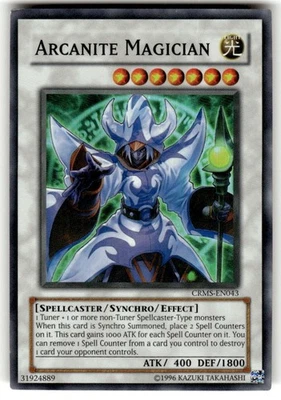 Arcanite Magician CRMS-EN043 Crimson Crisis Unlimited NM - Image 1 of 2