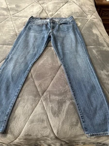 J. Crew Toothpick Ankle Jeans Low Rise Size 30 Medium Blue Denim-Originally $129 - Picture 1 of 5