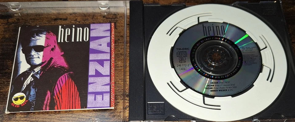HEINO - ENZIAN 3" mit Adapter Single-CD  Acid House aus 1989 - Bild 1 von 2