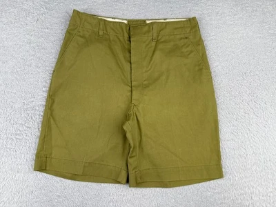 Boy Scouts Shorts Adult 30 Green Cotton Blend Twill Chino Flat Front 30x8 - Image 1 of 4