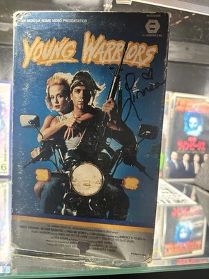 Signed Young Warriors Big Box MGM VHS Linnea Quigley Rare - Image 1 of 3