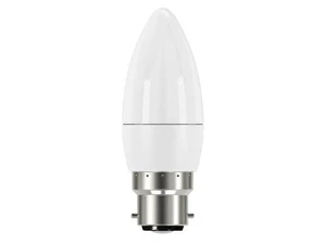 Energizer® - LED BC (B22) Opal Candle Non-Dimmable Bulb, Warm White 470 lm 5.9W - Picture 1 of 1