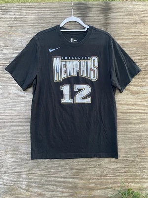 Nike Ja Morant Shirt Men's L Black Graphic Memphis Grizzlies #12 Jersey Tee City - Image 1 of 4
