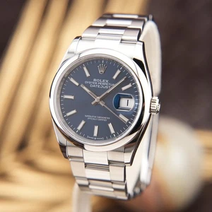 ROLEX Datejust 36 126200 Blue Oyster Warranty 2019 Box/Paper - Picture 1 of 24