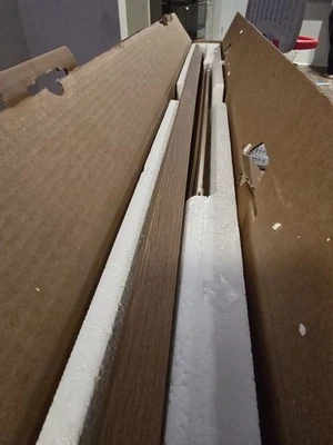 Bisel personalizable Samsung 43" The Frame - Teca moderna en muy buen estado-SCFA43TKBZA Foto 1 de 4