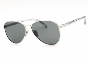 PRADA PR A58S 1BC175 Sonnenbrille silbernes Gestell dunkelgraue silberne Gläser 61 mm - Bild 1 von 4