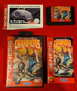 ETERNAL CHAMPIONS SEGA GENESIS COMPLETO EN CAJA CON INSERTO - Imagen 1 de 7