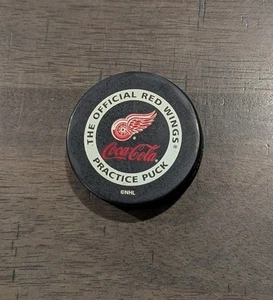 2008 Detroit Red Wings Official Practice Puck Coca-Cola - Picture 1 of 2