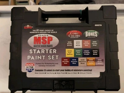 Juego de inicio de pinturas Reaper Master Series 13 colores 09970 nuevo Foto 1 de 2