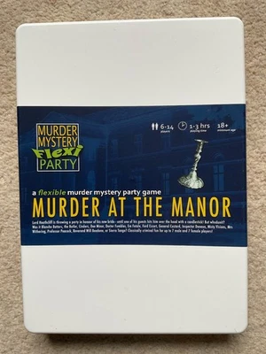 Murder at the Manor Murder Mystery Flexi Party for 6-14 players - Crime Game - Image 1 of 4