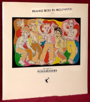 2 LP SEALED FRANKIE GOES TO HOLLYWOOD WELCOME TO THE PLEASUREDOME 1984 ISLAND - Image 1 of 2