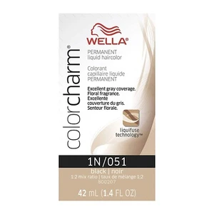 Wella Color Charm Liquid Haircolor 051 Black 1.4 oz - Picture 1 of 1