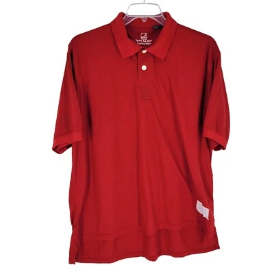 Camisa polo pulóver Sperry Top-Sider Coolmax roja de manga corta grande para hombre Foto 1 de 3