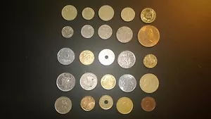 " WORLD COINS "Set of (25) Coins,from 18 Countries: - Picture 1 of 6