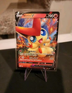 Pokémon TCG Victini V Sword & Shield Battle Styles 021/163 Holo Ultra Rare NM - Picture 1 of 3